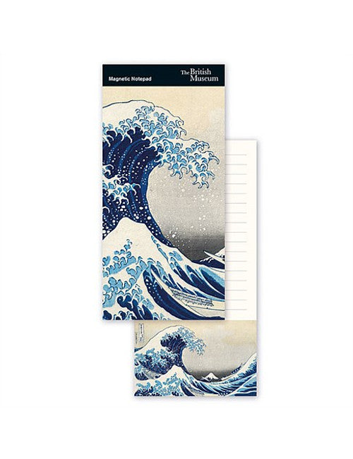 Museums And Galleries Under The Wave Magnetic Fridge Notepad