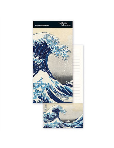 Museums And Galleries Under The Wave Magnetic Fridge Notepad