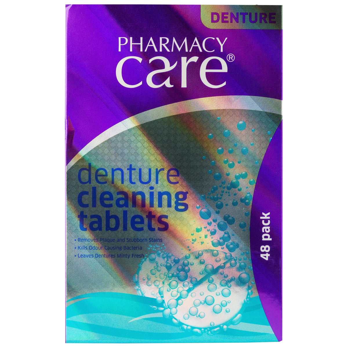 Phamacy Care Denture Cleaning Tablets 48 Pack