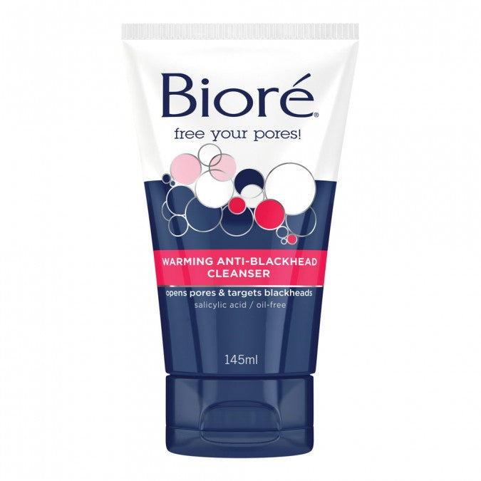 Biore Warming Anti Black Head Cleanser 145mL