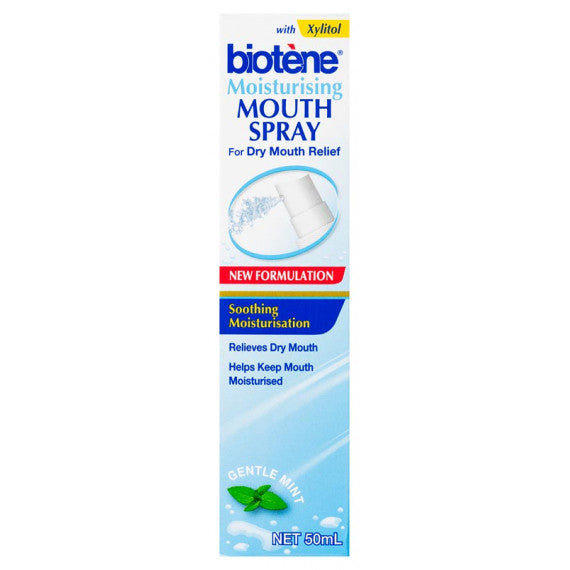 Biotene Dry Mouth Relief Moisturising Mouth Spray Gentle Mint 50mL