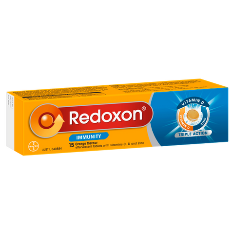Redoxon Immunity Triple Action Orange Flavour