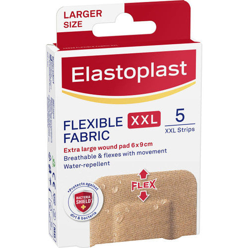 Elastoplast Flexible Fabric Strips XXL 5 Pack