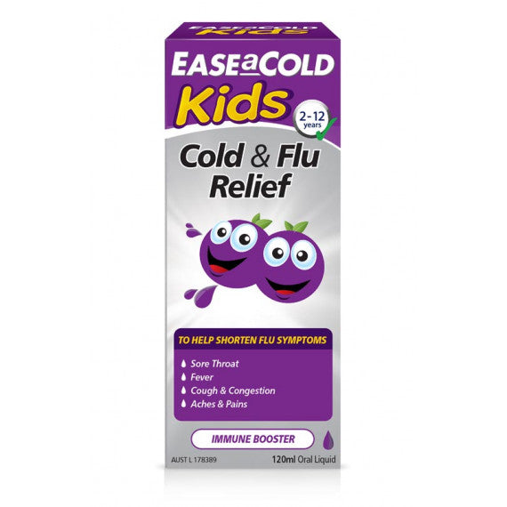 Ease-A-Cold Kids Cough Cold & Flu Liquid 120mL