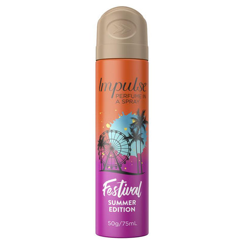 Impulse Female Body Spray Festival Summer Edition 57g