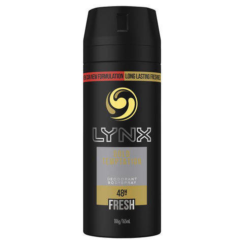 Lynx Deodorant Gold Temptation 165ml