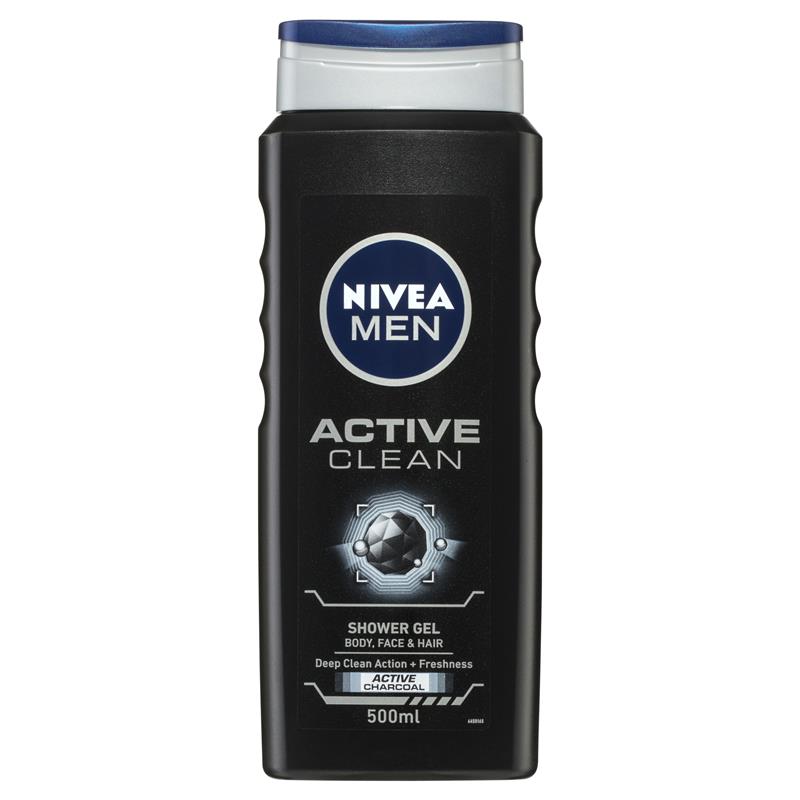 Nivea for Men Active Clean Shower Gel 500ml