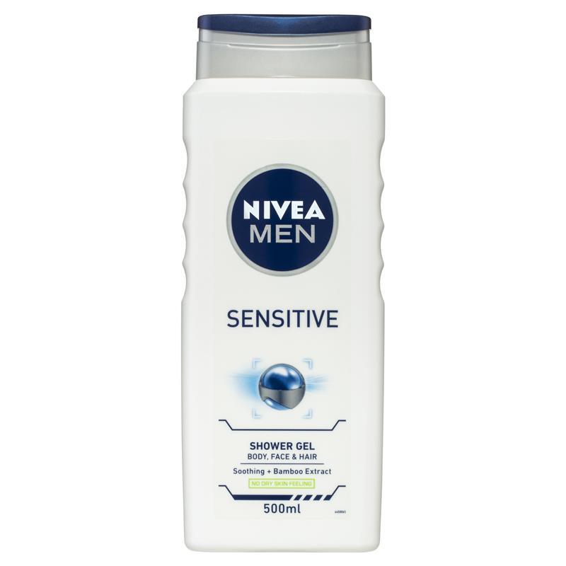 Nivea For Men Sensitive Shower Gel 500ml