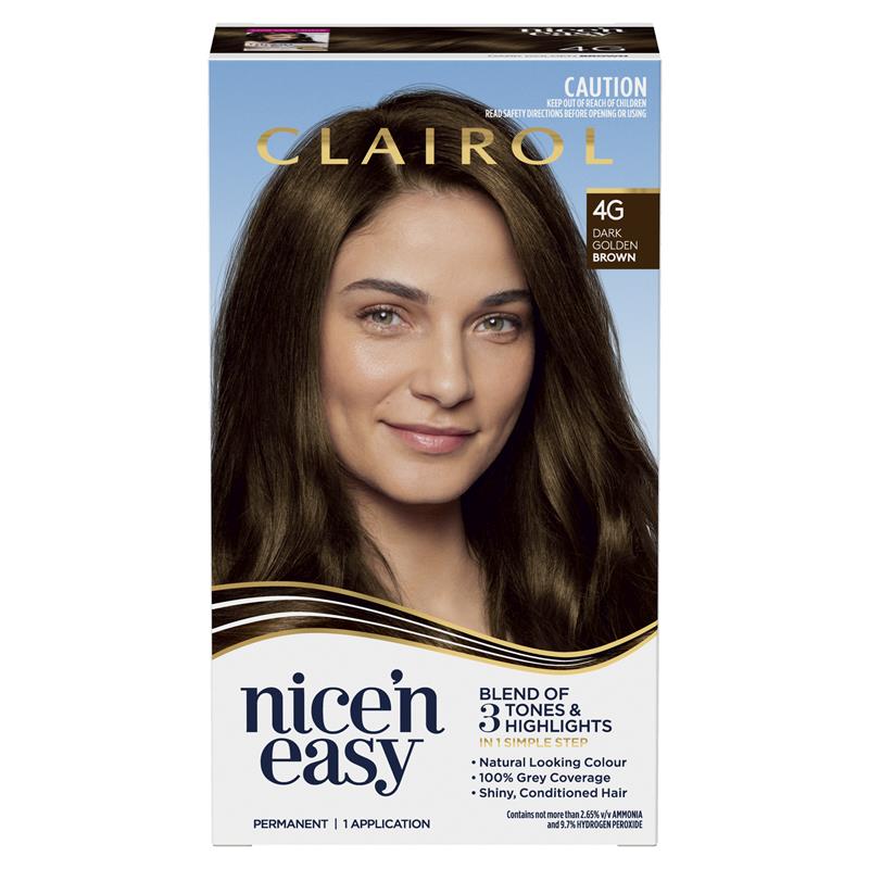 Clairol Nice n Easy 4G Dark Golden Brown