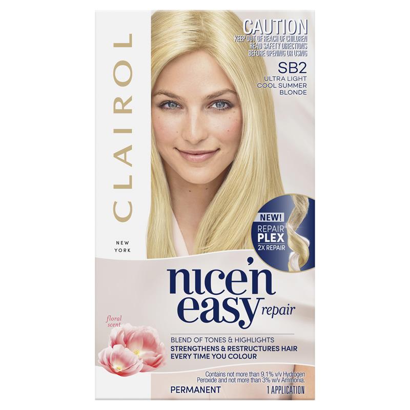 Clairol Nice N Easy Repair - SB2 Ultra Light Cool Summer Blonde