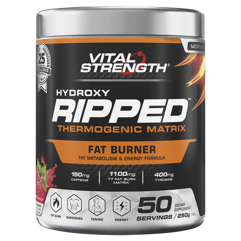 VitalStrength Ripped Thermo Stack Raspberry 250g