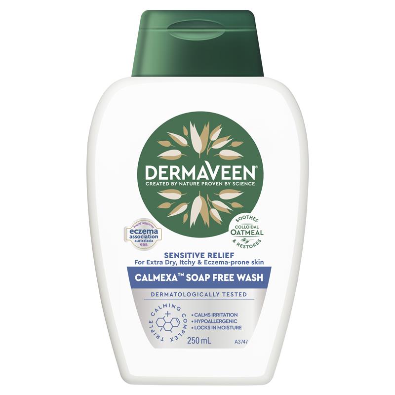 DermaVeen Calmexa Sensitive Relief Soap Free Wash 250ml