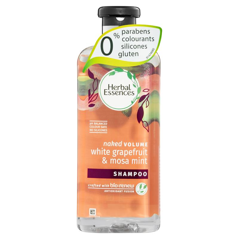 Herbal Essences Bio Renew Naked Volume Grapefruit Mosa Mint Shampoo 400ml