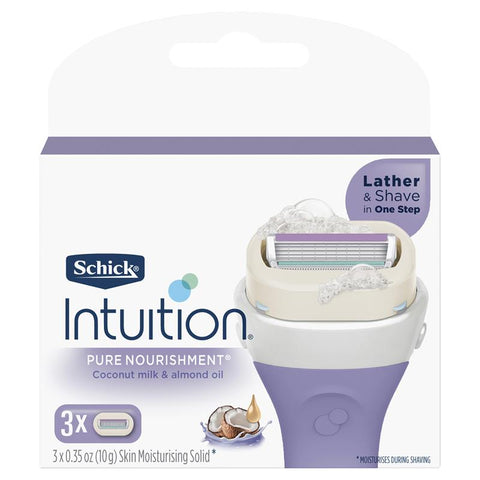 Schick Intuition Pure Nourishment Blades 3PK