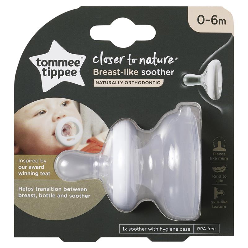 Tommee Tippee Closer to Nature Breast Like Soother 0-6 Months
