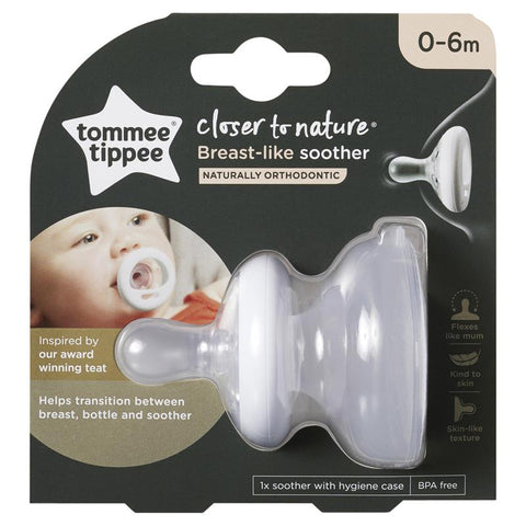 Tommee Tippee Closer to Nature Breast Like Soother 0-6 Months
