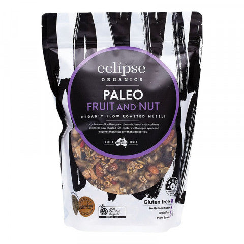 ECLIPSE ORGANICS Organic Paleo Muesli Fruit And Nut 450g