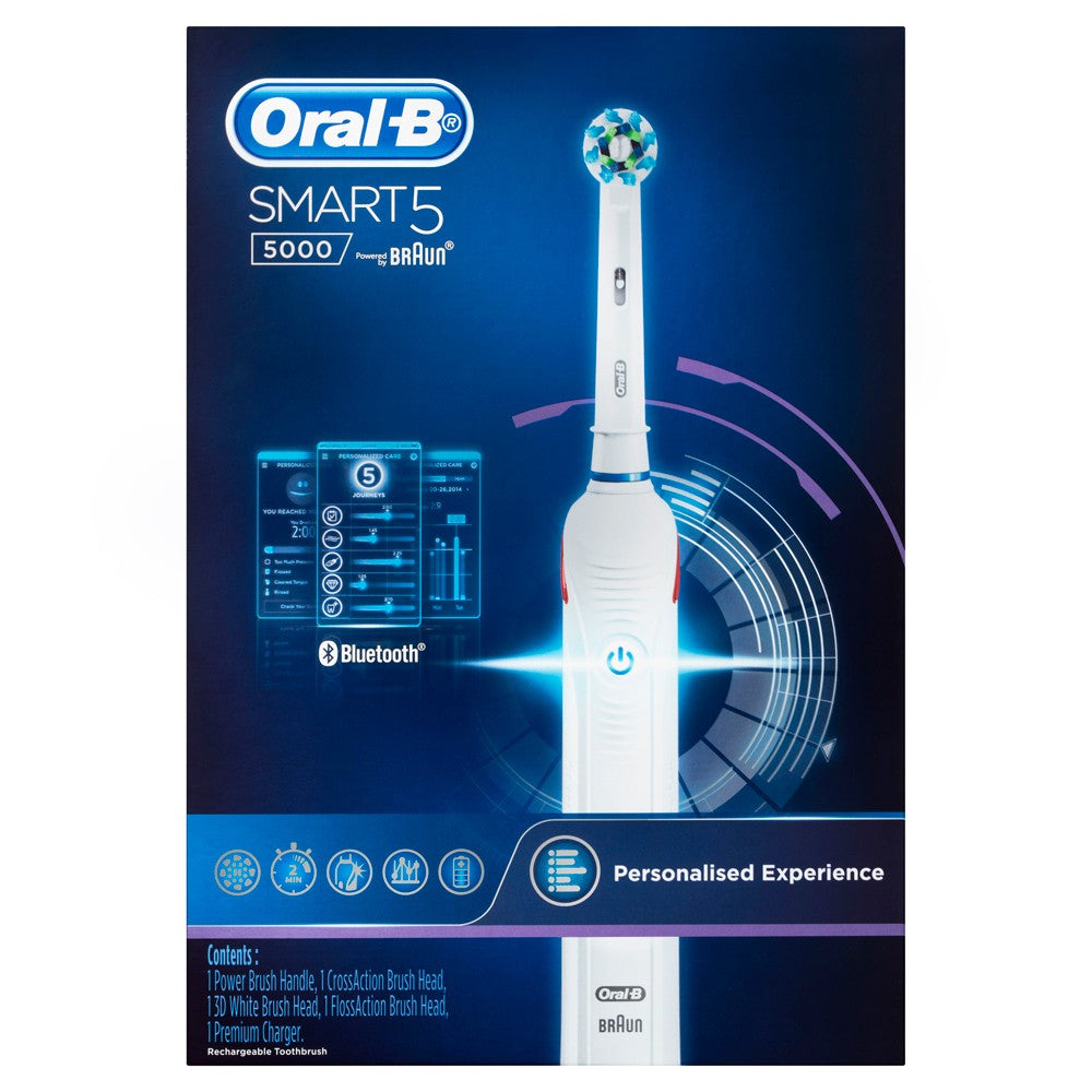 Oral-B Smart 5 5000 White Electric Toothbrush