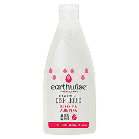 EARTHWISE Dish Liquid Rosehip & Aloe Vera 400ml
