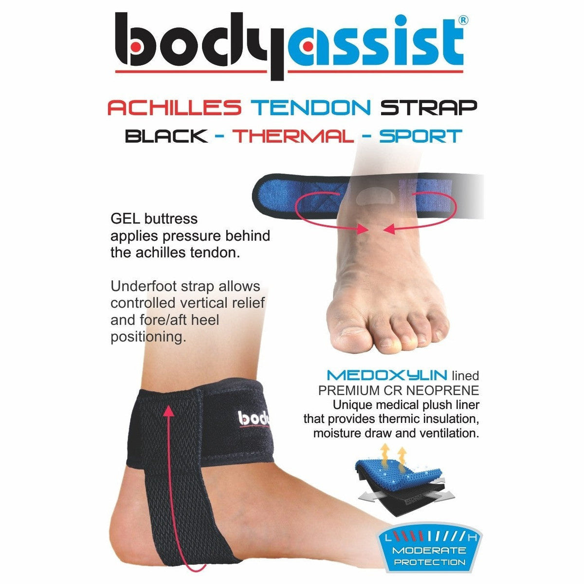 BA ACHILLES TENDON SUPPORT