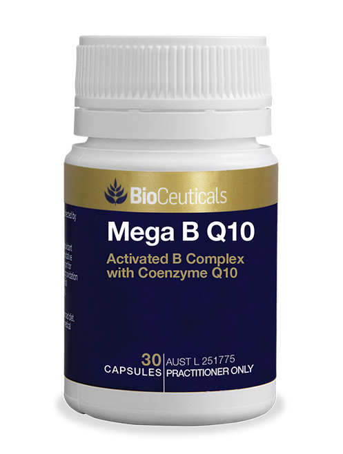 BioCeuticals Mega B Q10 30 Capsules