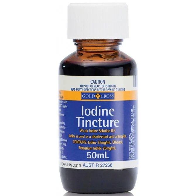 Gold Cross Iodine Tincture 50mL