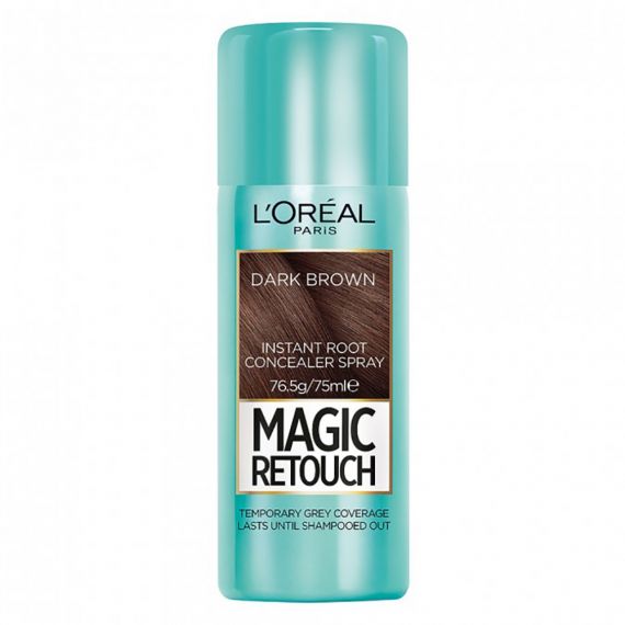 L'Oreal Magic Retouch Hair Spray Dark Brown 75mL