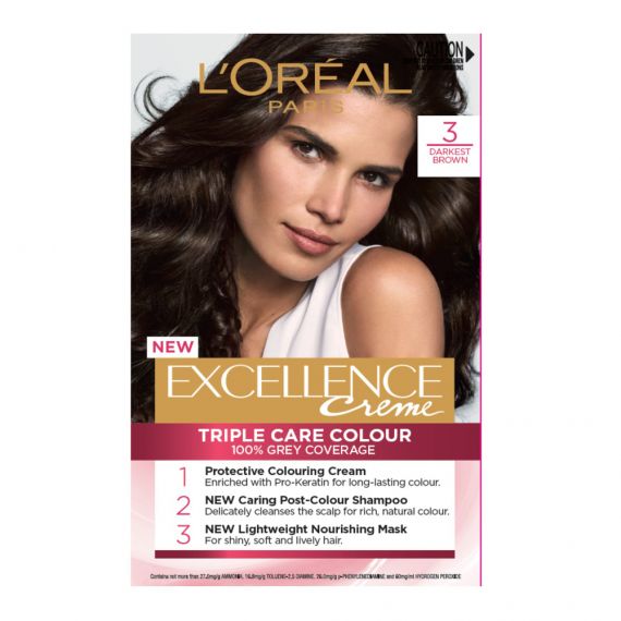 L'Oreal Excellence 3 Darkest Brown