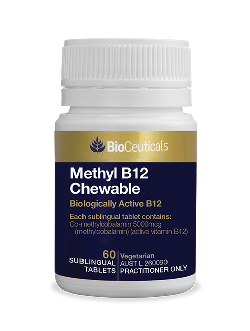 BioCeuticals Methyl B12 Chewable 60 Tablets