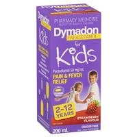 Dymadon for Kids Strawberry 2 Years - 12 Years 200ml
