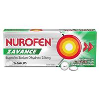 Nurofen Zavance Fast Pain Relief Tablets 200mg Ibuprofen 24 Pack