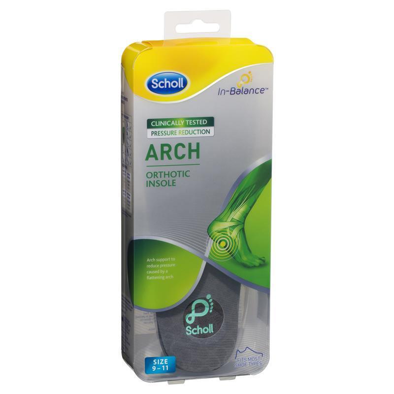 Scholl In Balance Ball of Foot & Arch Orthotic Insole Large