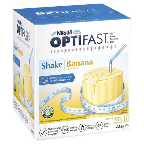 Optifast VLCD Shake Banana 53g x 12 Sachets