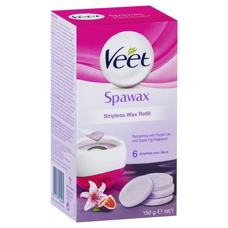 VEET Spawax Stripless Wax Refill Purple Lily & Sugar Fig 150g