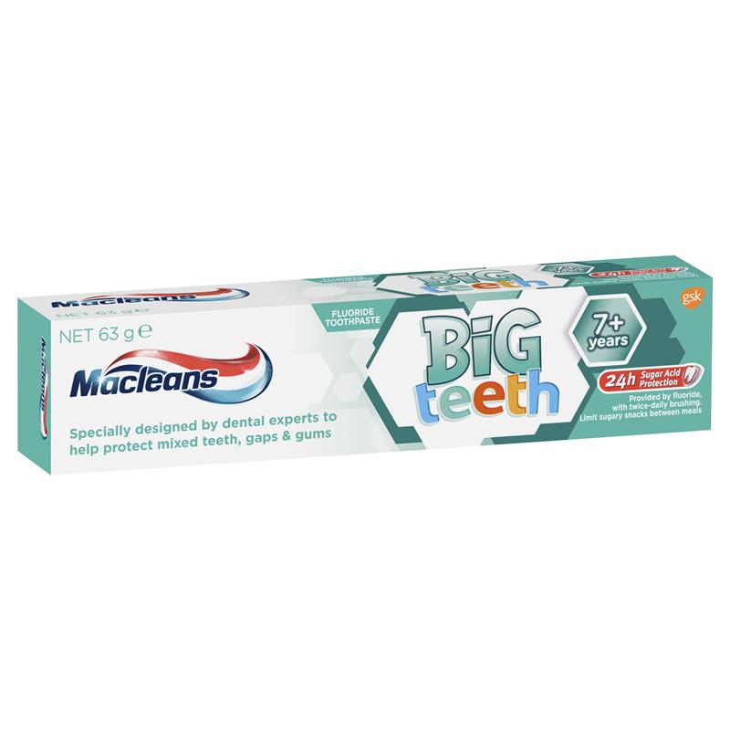 Macleans My Big Teeth Toothpaste 7+ Years 63g