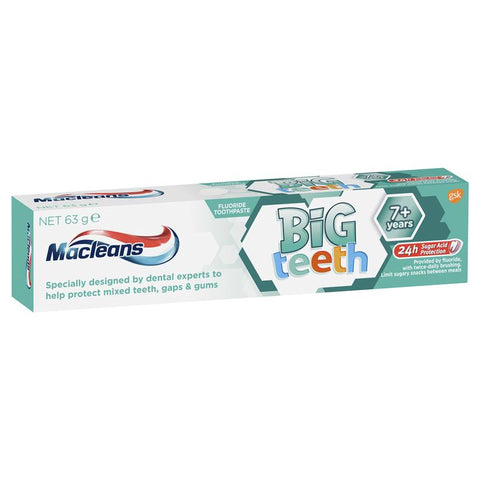 Macleans My Big Teeth Toothpaste 7+ Years 63g