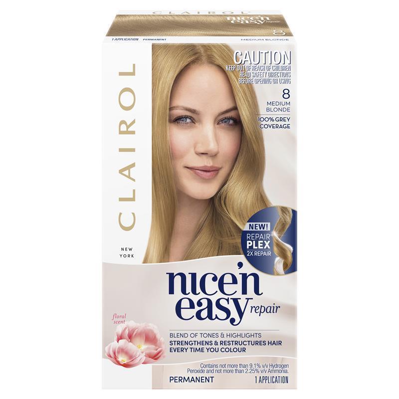 Clairol Nice N Easy Repair - 8A Medium Ash Blonde