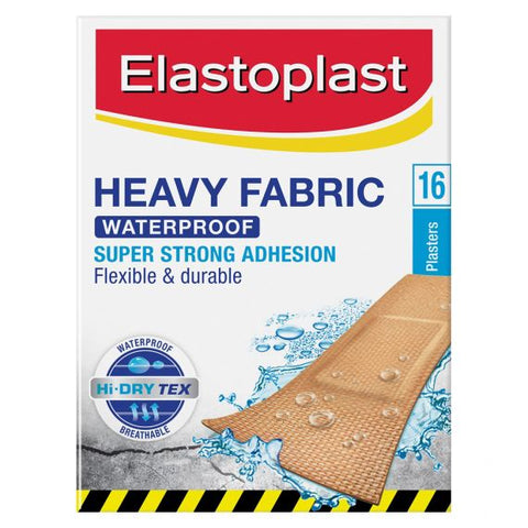 Elastoplast Heavy Fabric Water Proof Strip 16 Pack