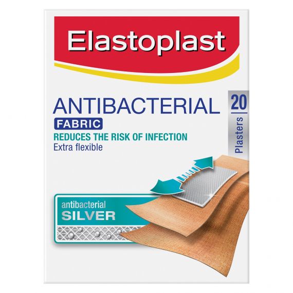 Elastoplast Antibacterial Fabric 20 Pack