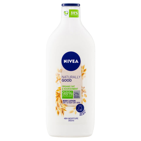 NIVEA Naturally Good Oat Body Lotion Moisturiser 350ml