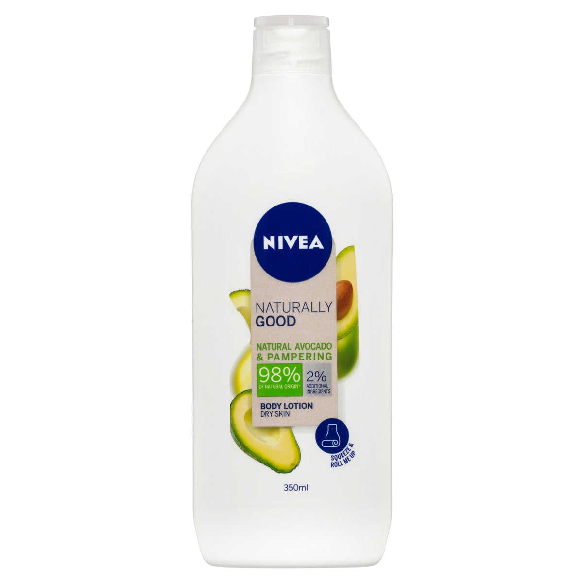 NIVEA Naturally Good Avocado Body Lotion Moisturiser 350ml