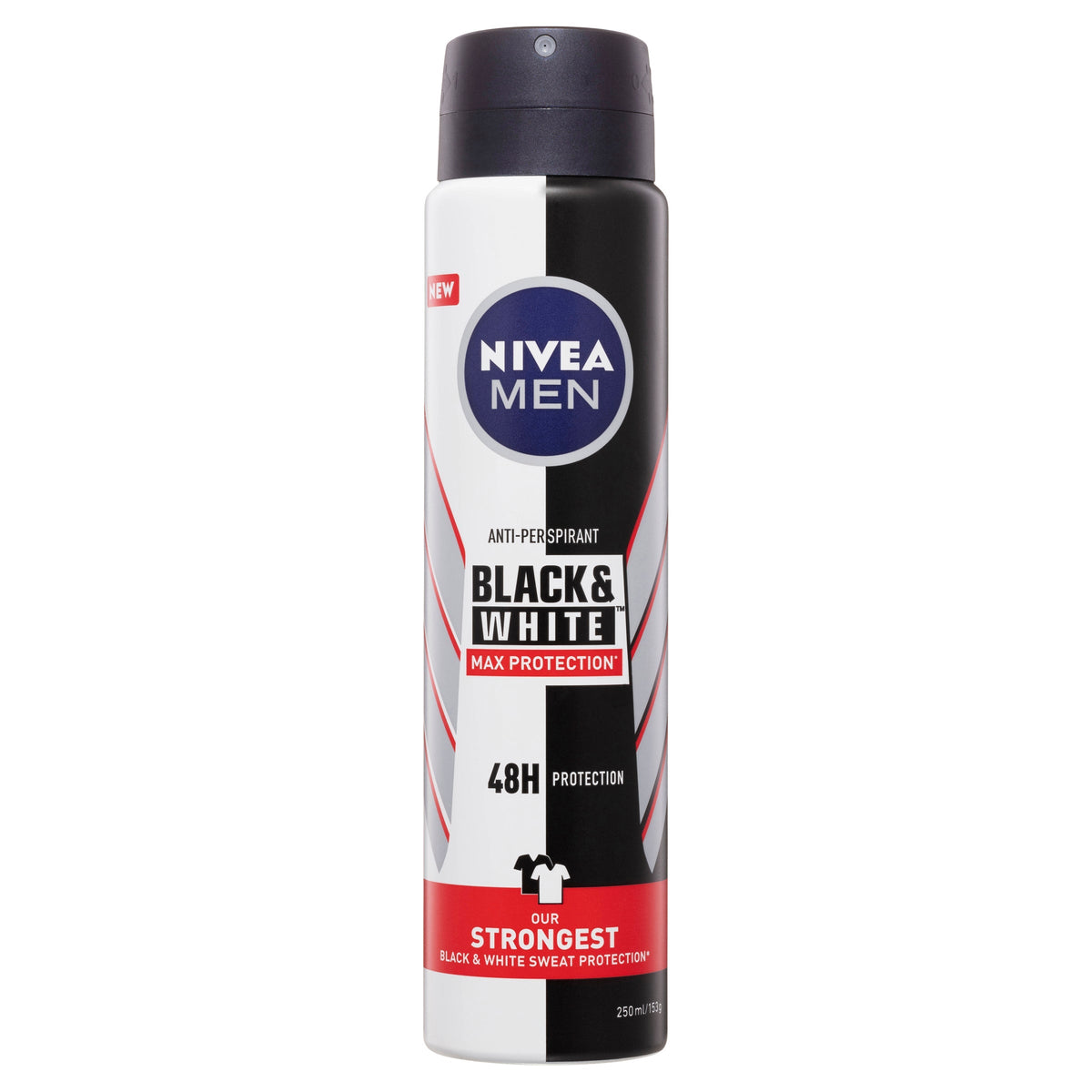 Nivea Deodorant Aero Men Black And White Max Protection 250ml