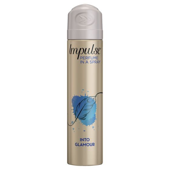 Impulse Body Spray Aerosol Deodorant Into Glamour 75mL