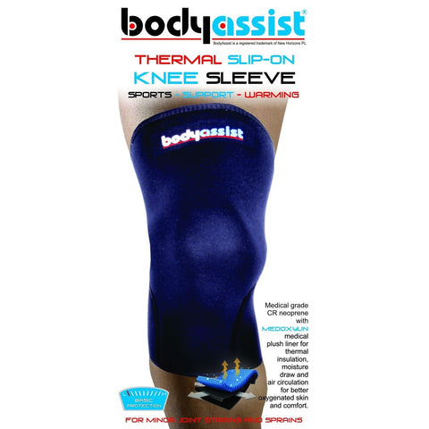 BA THERMAL SLIP-ON KNEE SLEEVE BLACK