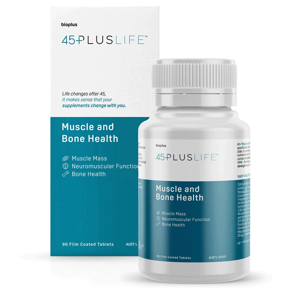 Bioplus 45+ Life Muscle & Bone Health 90