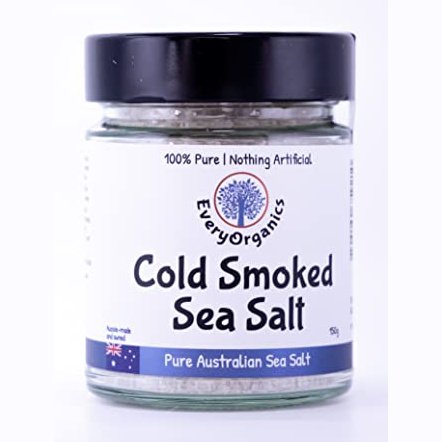 EVERYORGANICS Cold Smoked Sea Salt Pure Australian Sea Salt 150g