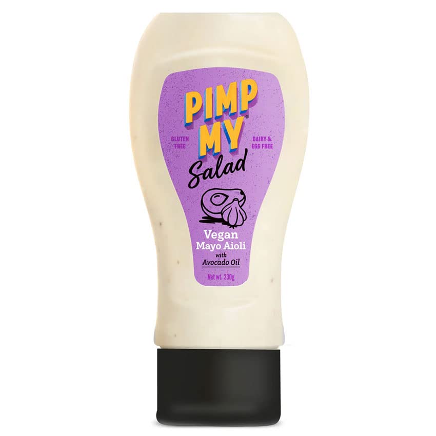 EXTRAORDINARY FOODS Pimp My Salad Vegan Mayo Aioli With Avocado Oil 230g 8PK