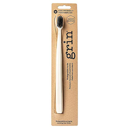 GRIN Biodegradable Toothbrush Medium - Ivory Desert