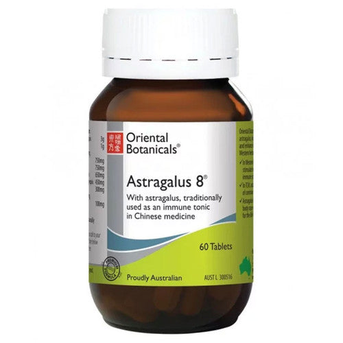 Oriental Botanicals Astragalus 8 60 Tablets