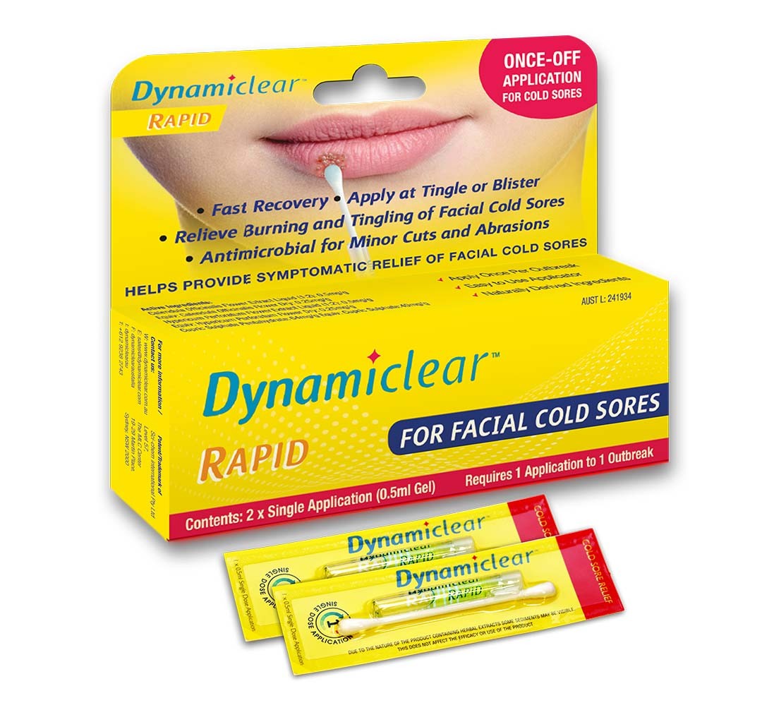 Dynamiclear Rapid Cold Sore Treatment  2 Pack